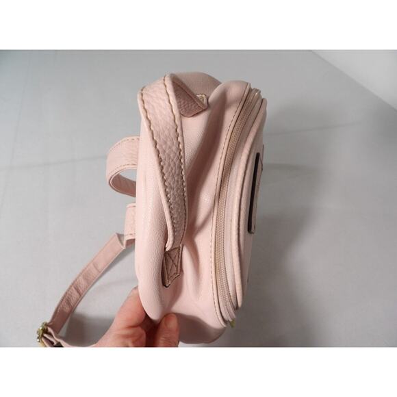 Juicy Couture Mini Backpack Blush Purse Pink Y2K Faux Leather Gold - Picture 11 of 12